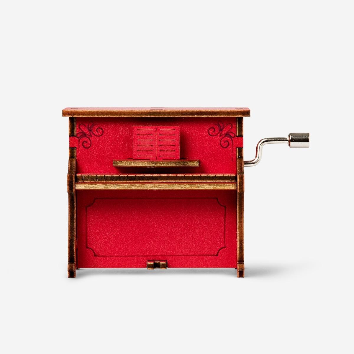 Red build-your-own music box