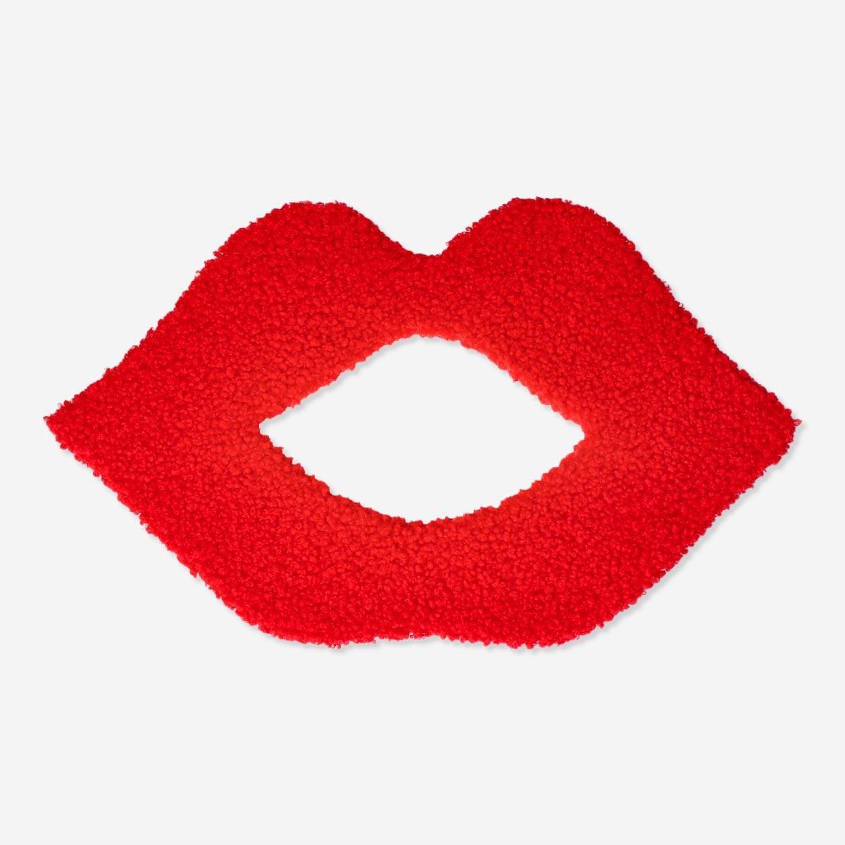 Red lips mirror