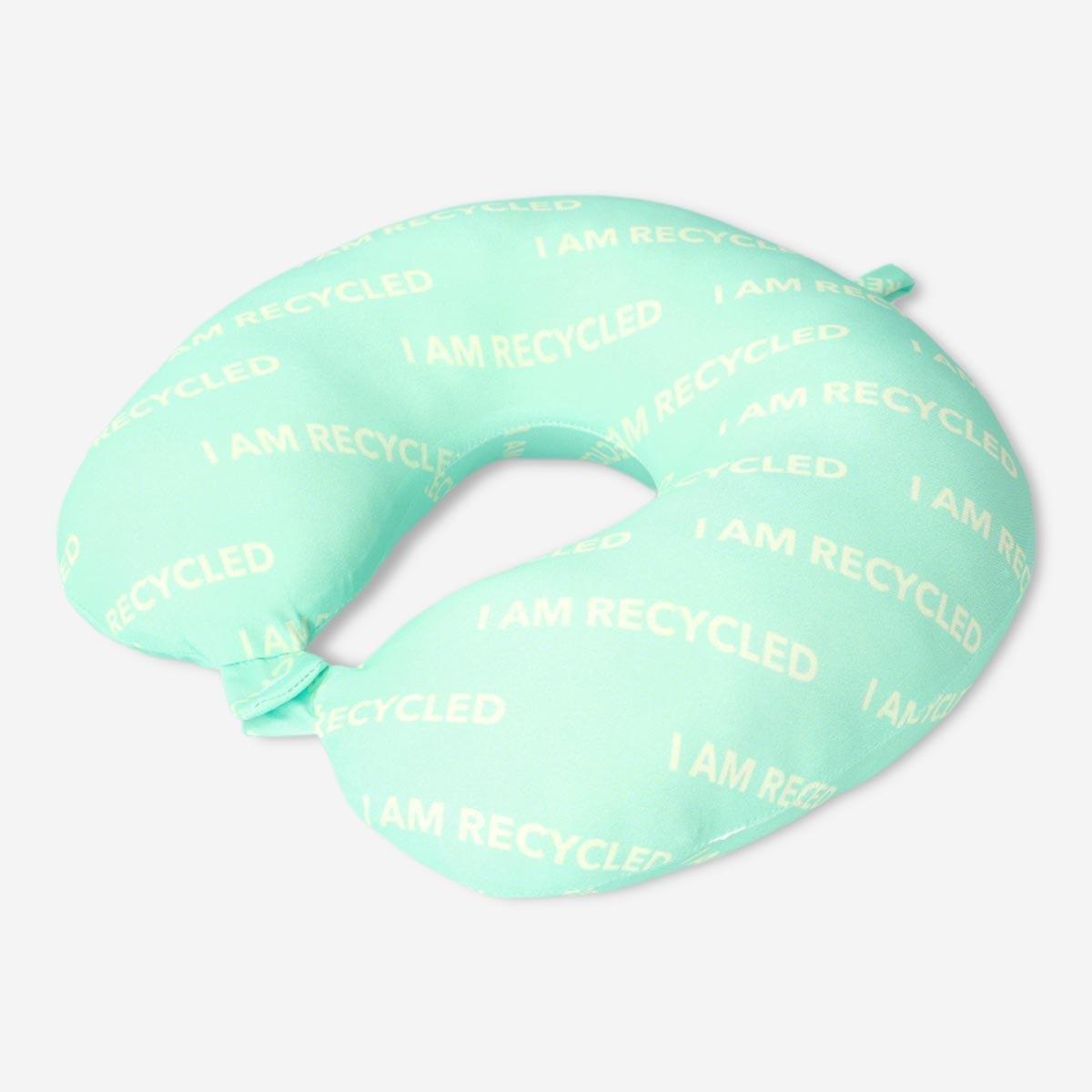 Green travel pillow