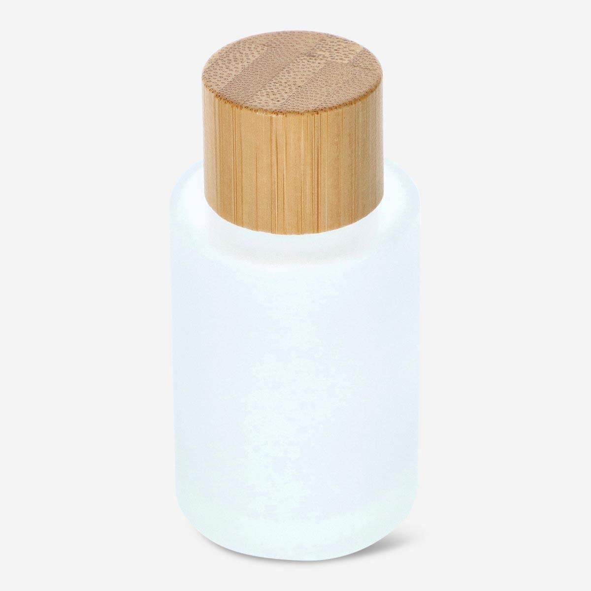 Wooden travel bottle. 30 ml