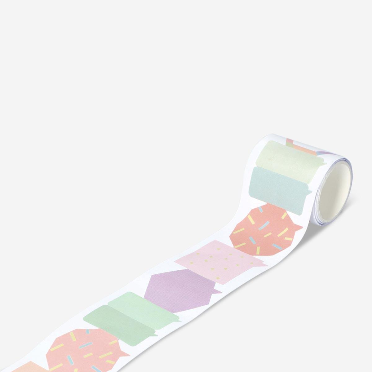 Multicolour paper tape. for bullet planner