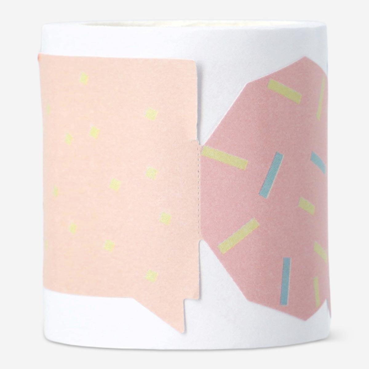 Multicolour paper tape. for bullet planner