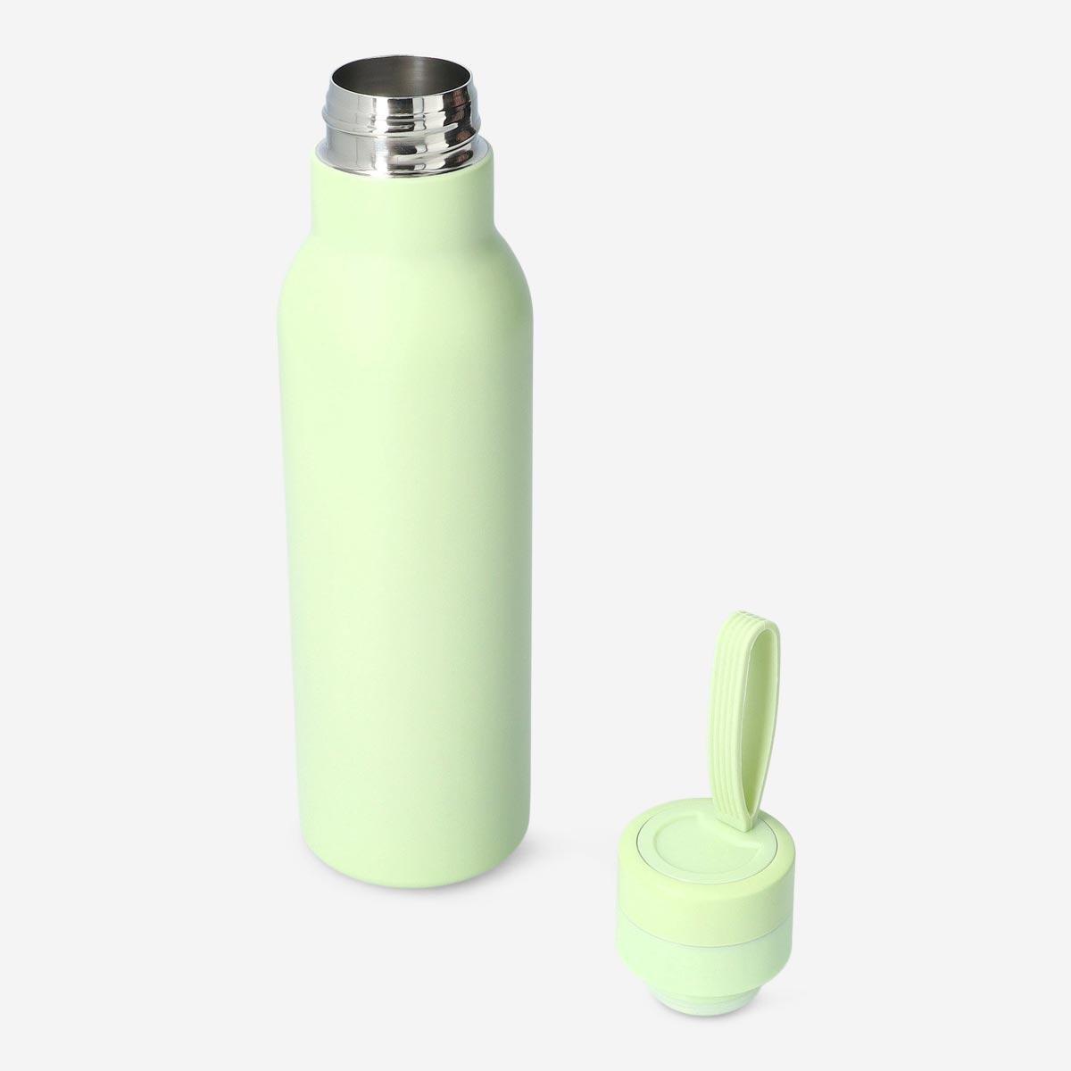 Green thermo flask. 500 ml
