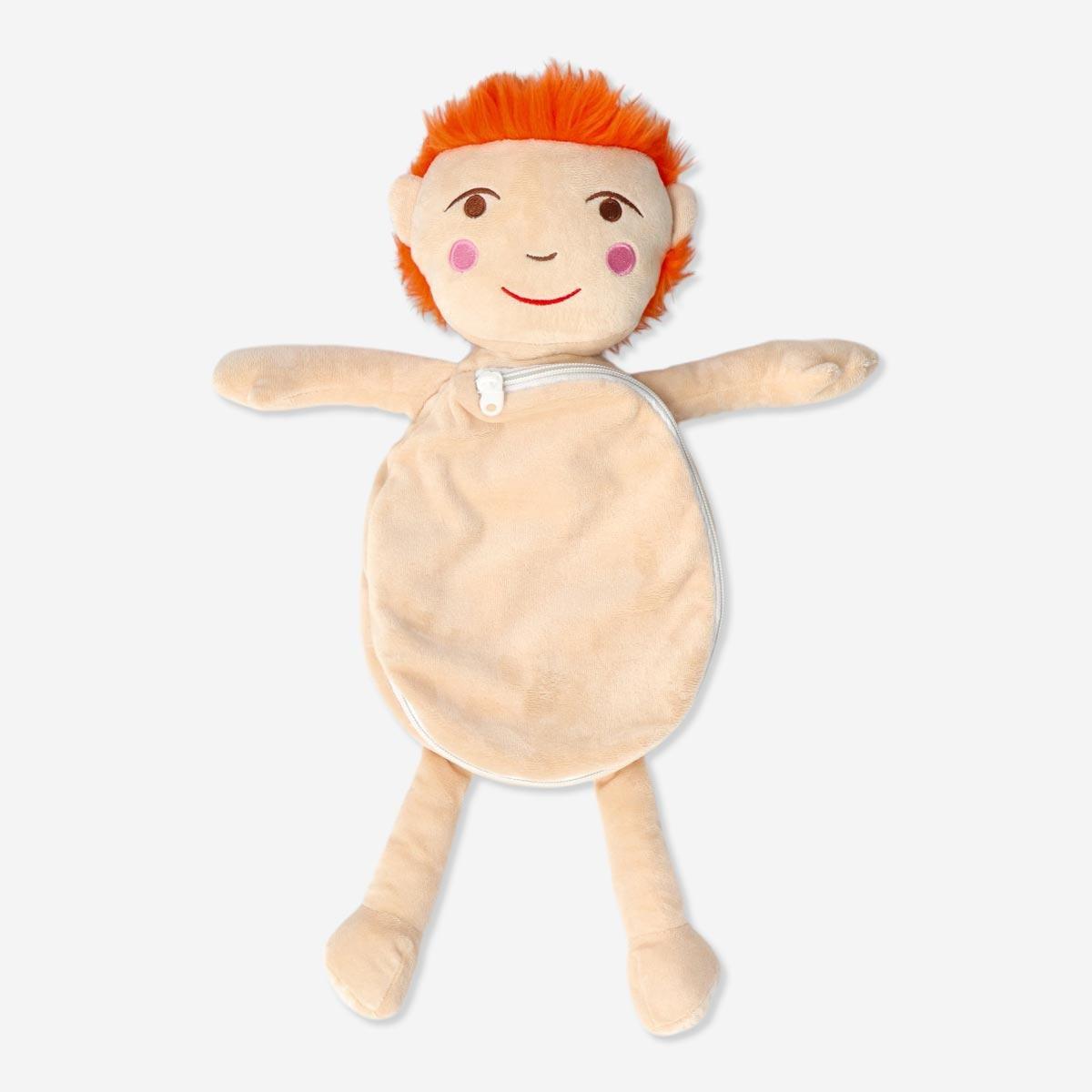 Blue anatomy doll