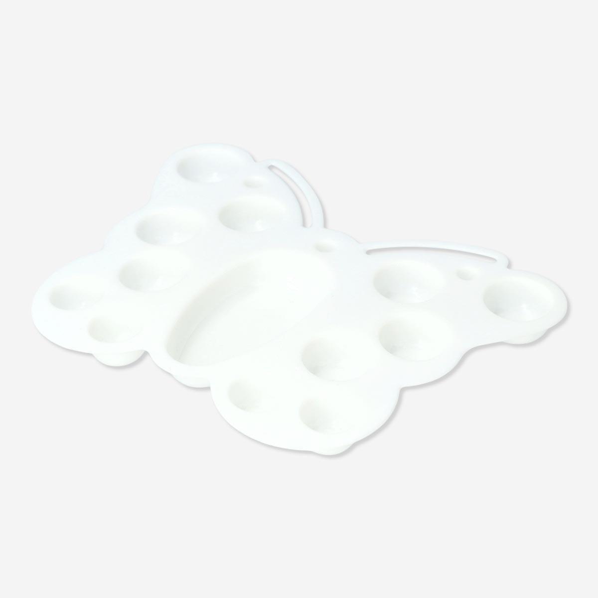 White mixing palette
