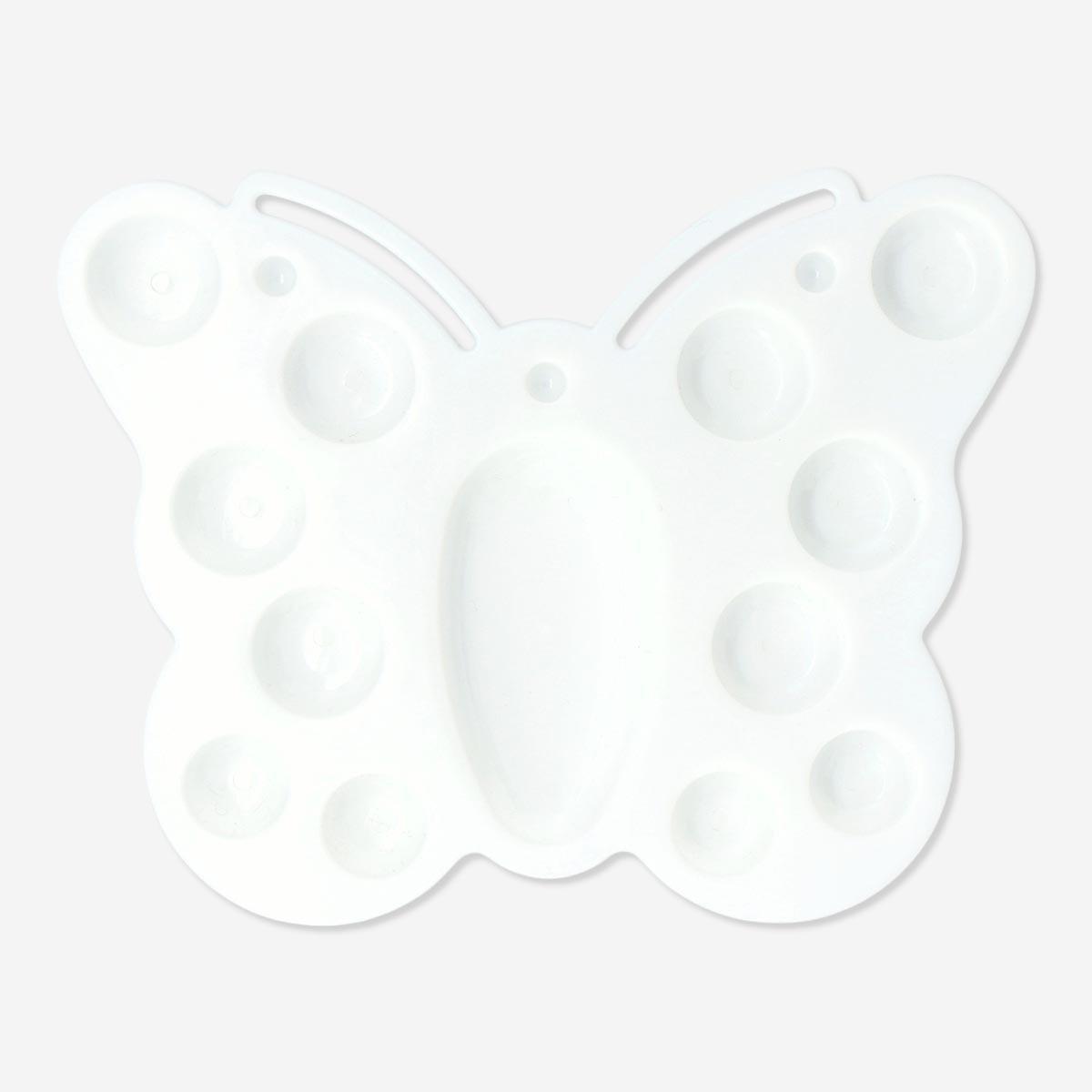 White mixing palette