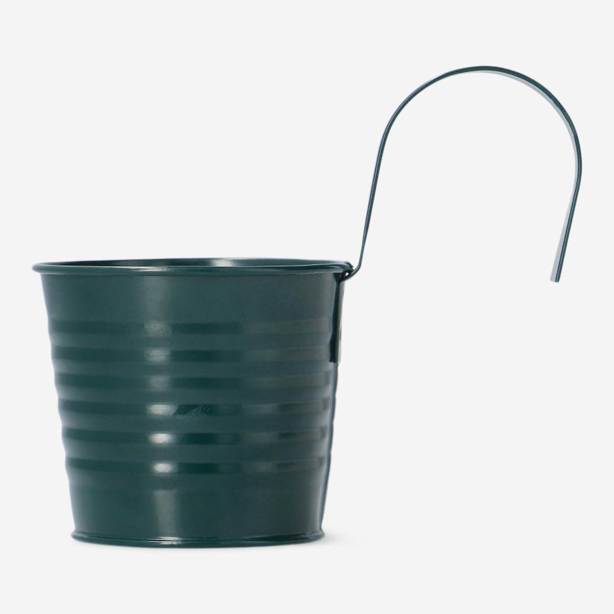Green plant pot. small