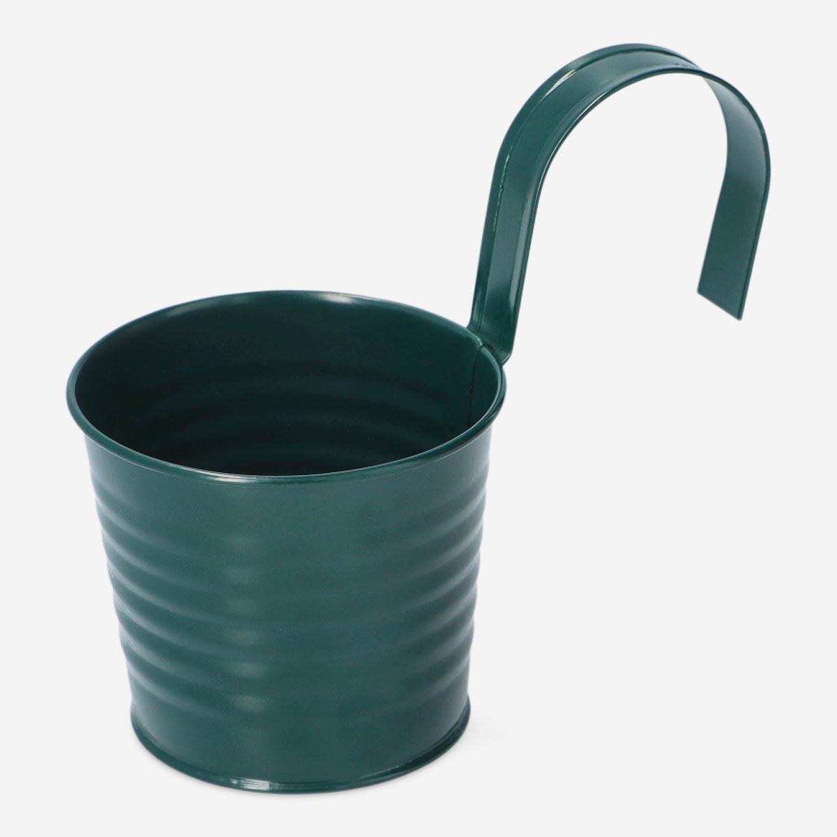 Green plant pot. small