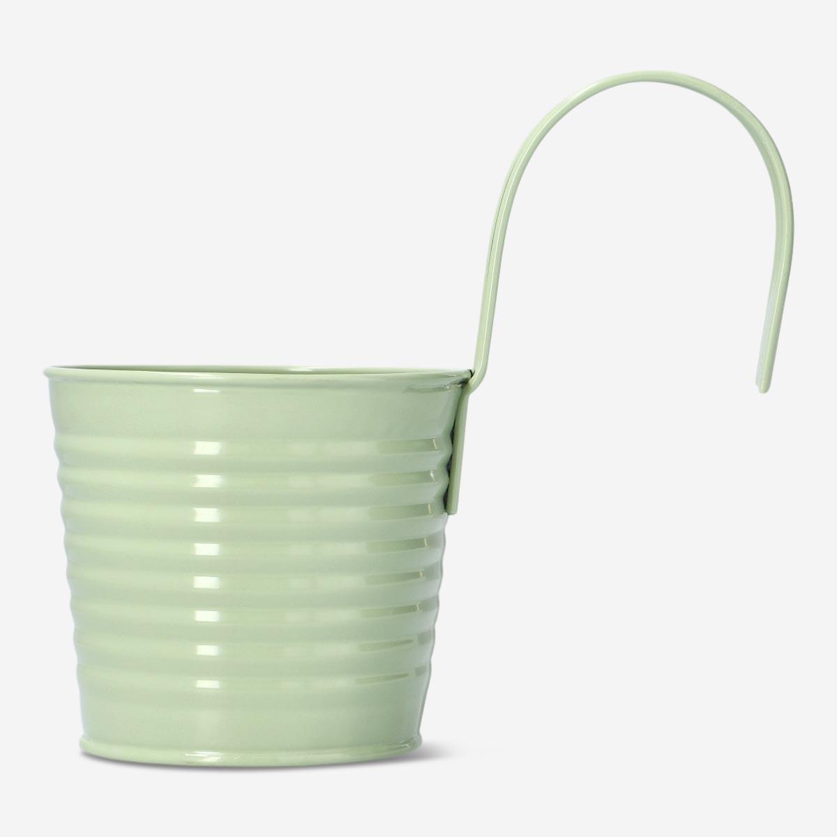 Green plant pot. medium