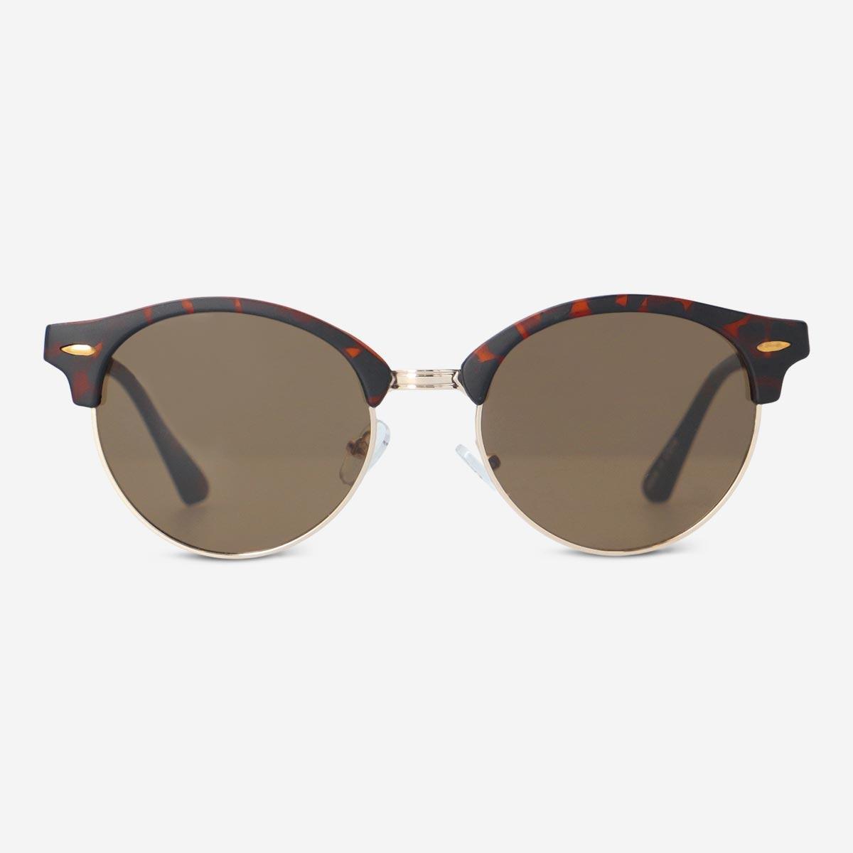 Brown Round Sunglasses