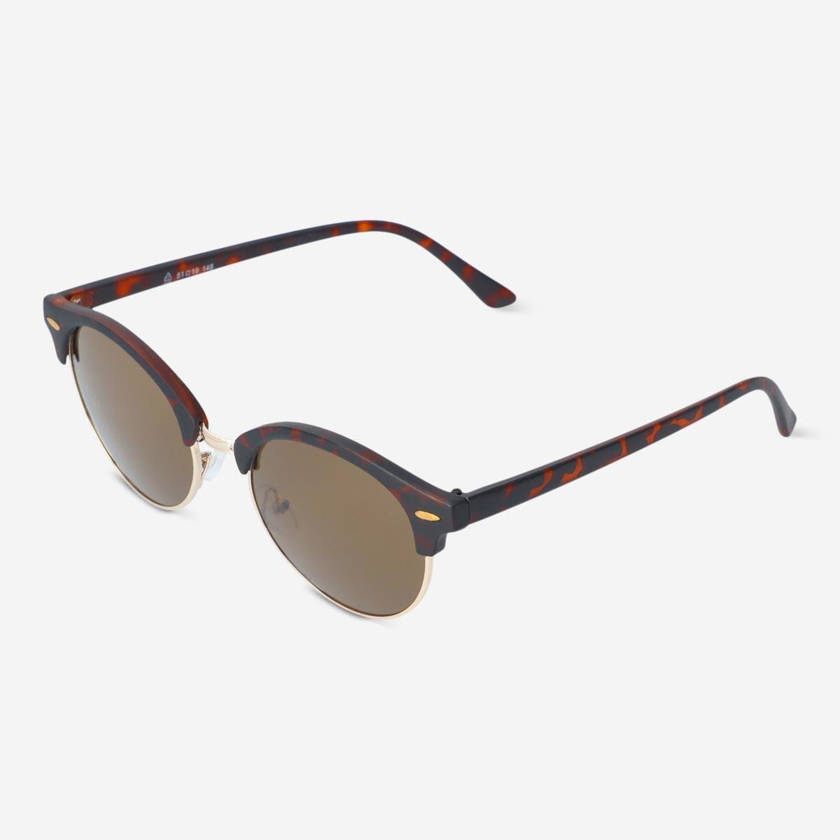 Brown Round Sunglasses