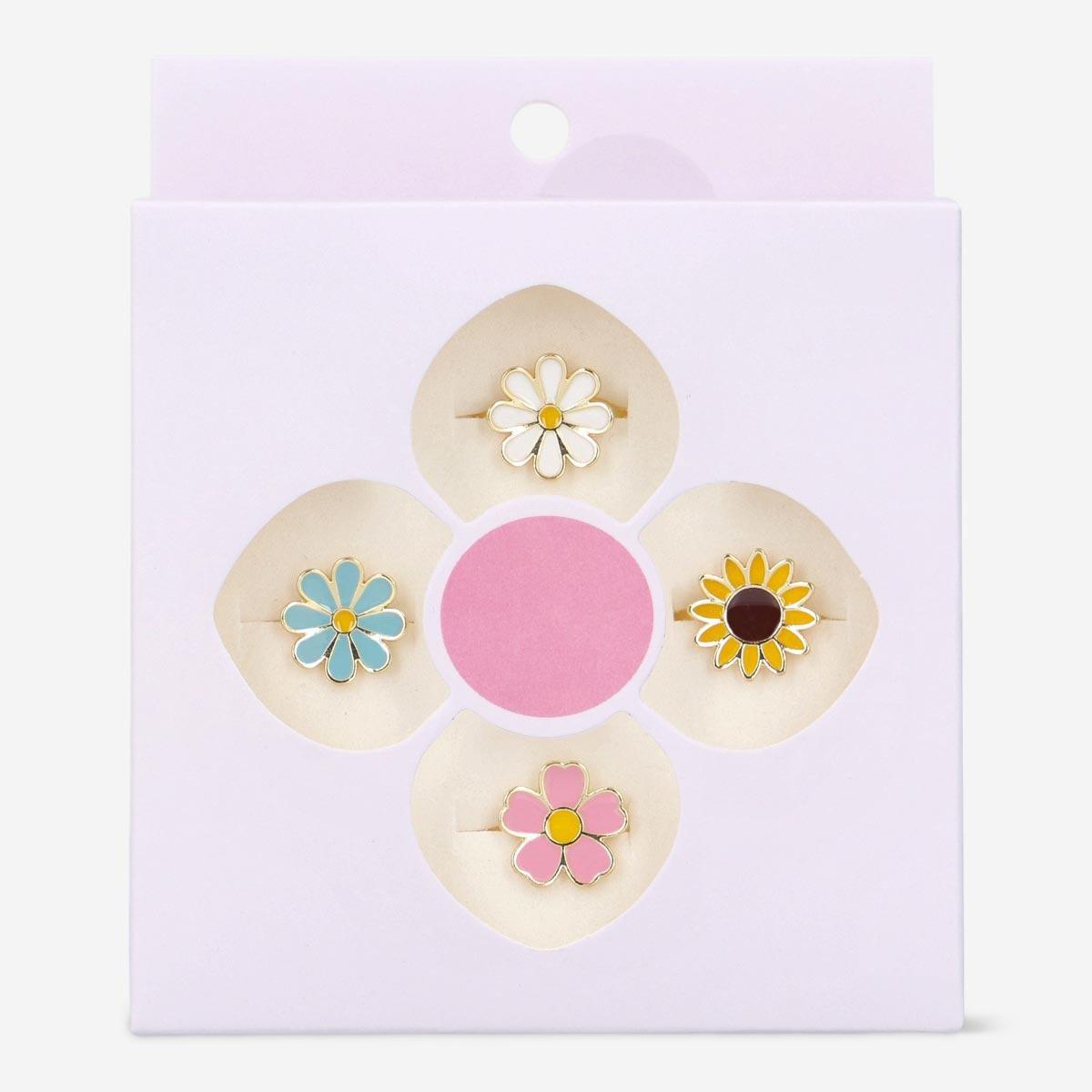 Multicolour childrens rings. adjustable
