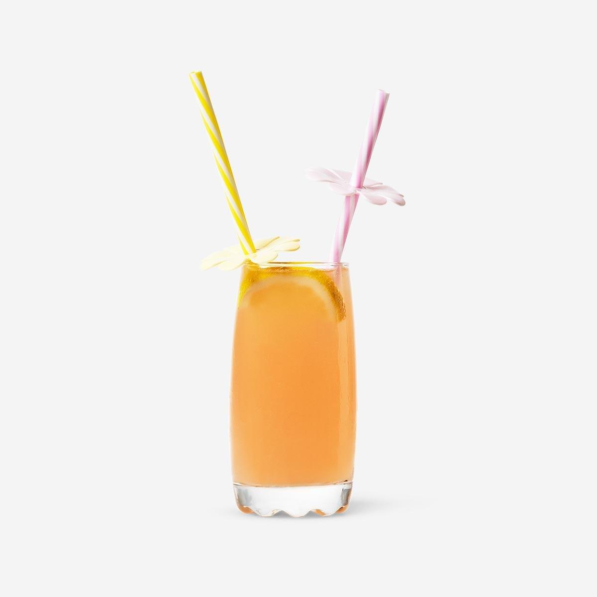 Multicolour reusable straws
