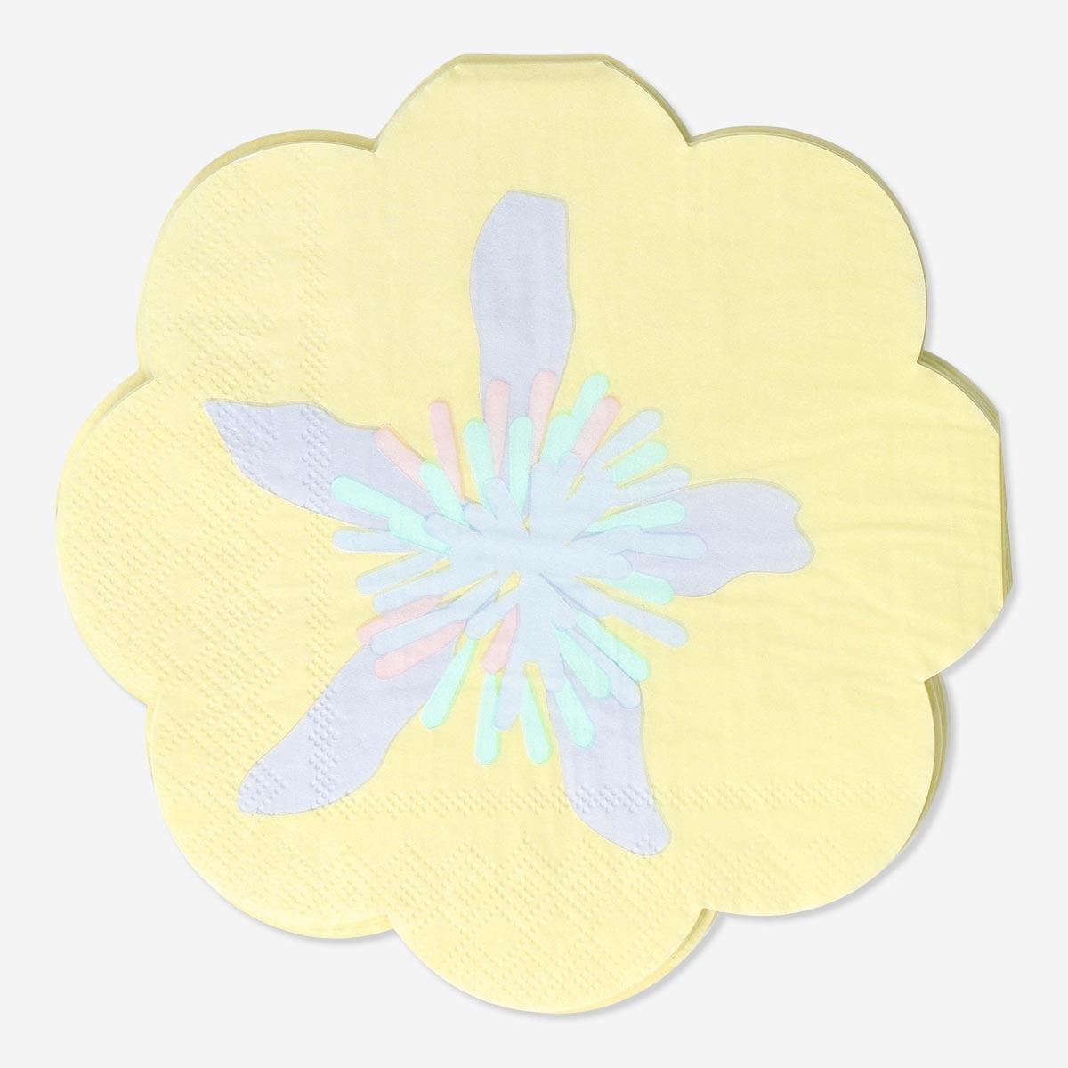 Yellow napkins