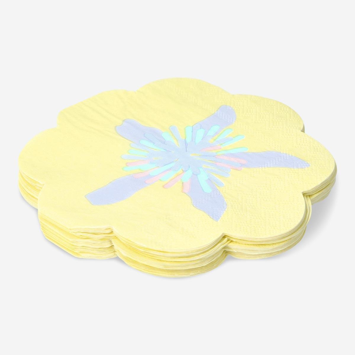 Yellow napkins