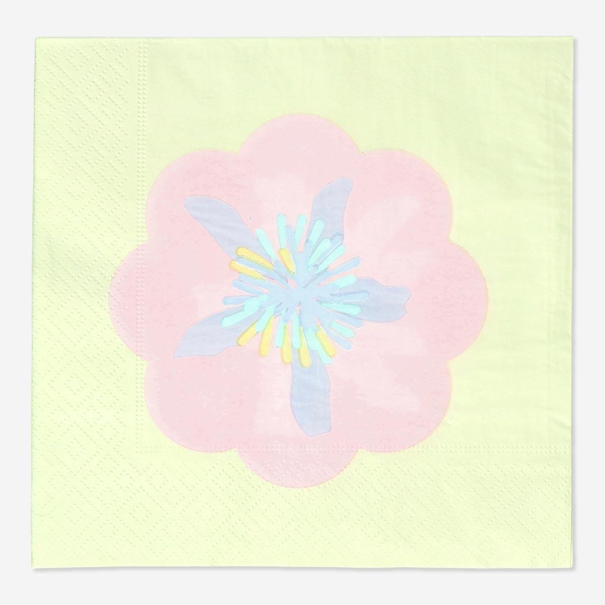 Yellow napkins