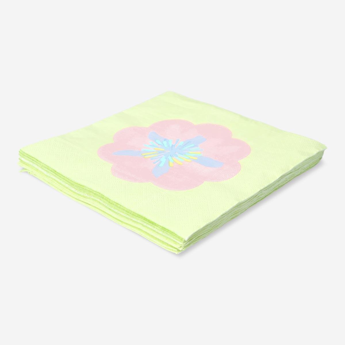 Yellow napkins