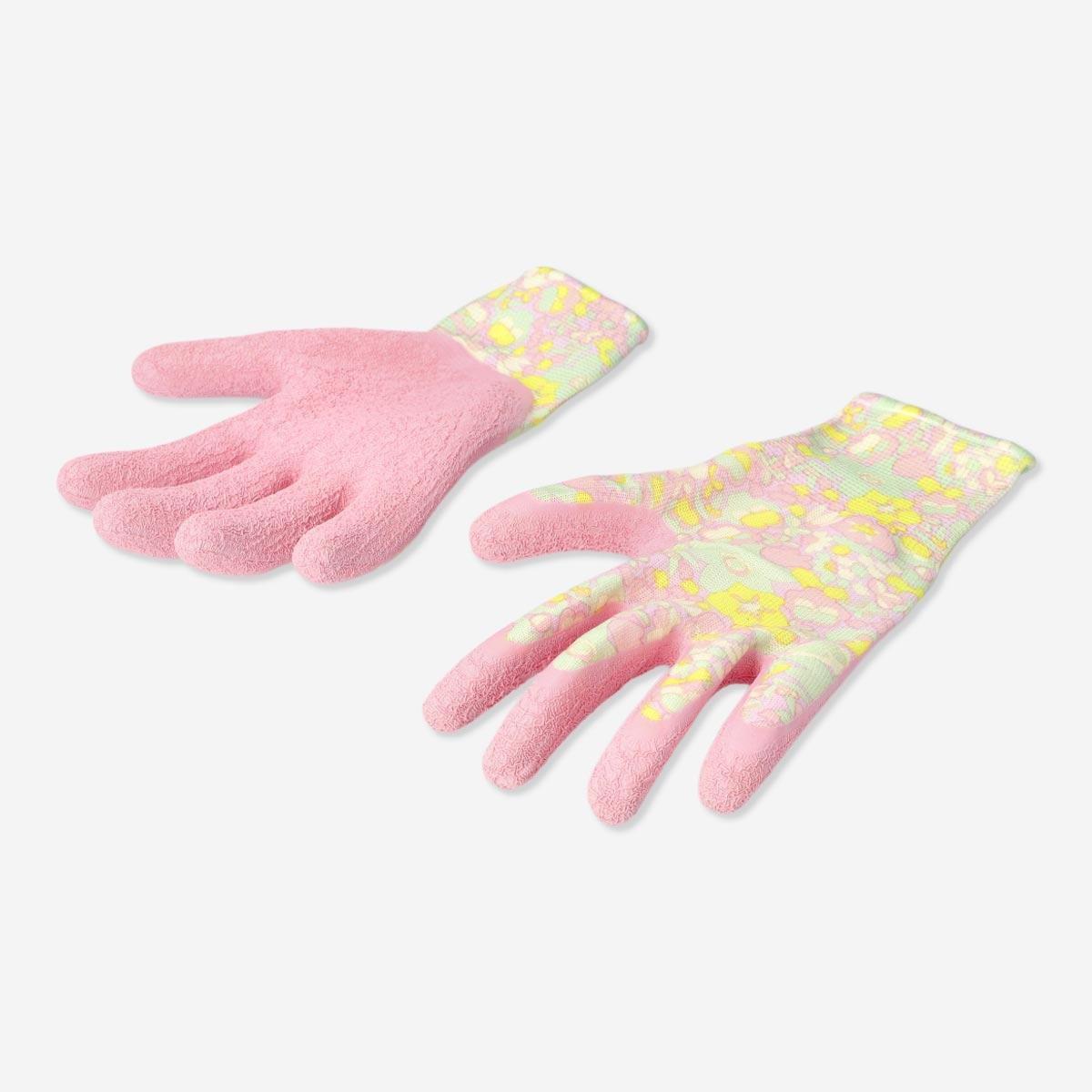 Pink garden gloves. size xs/s
