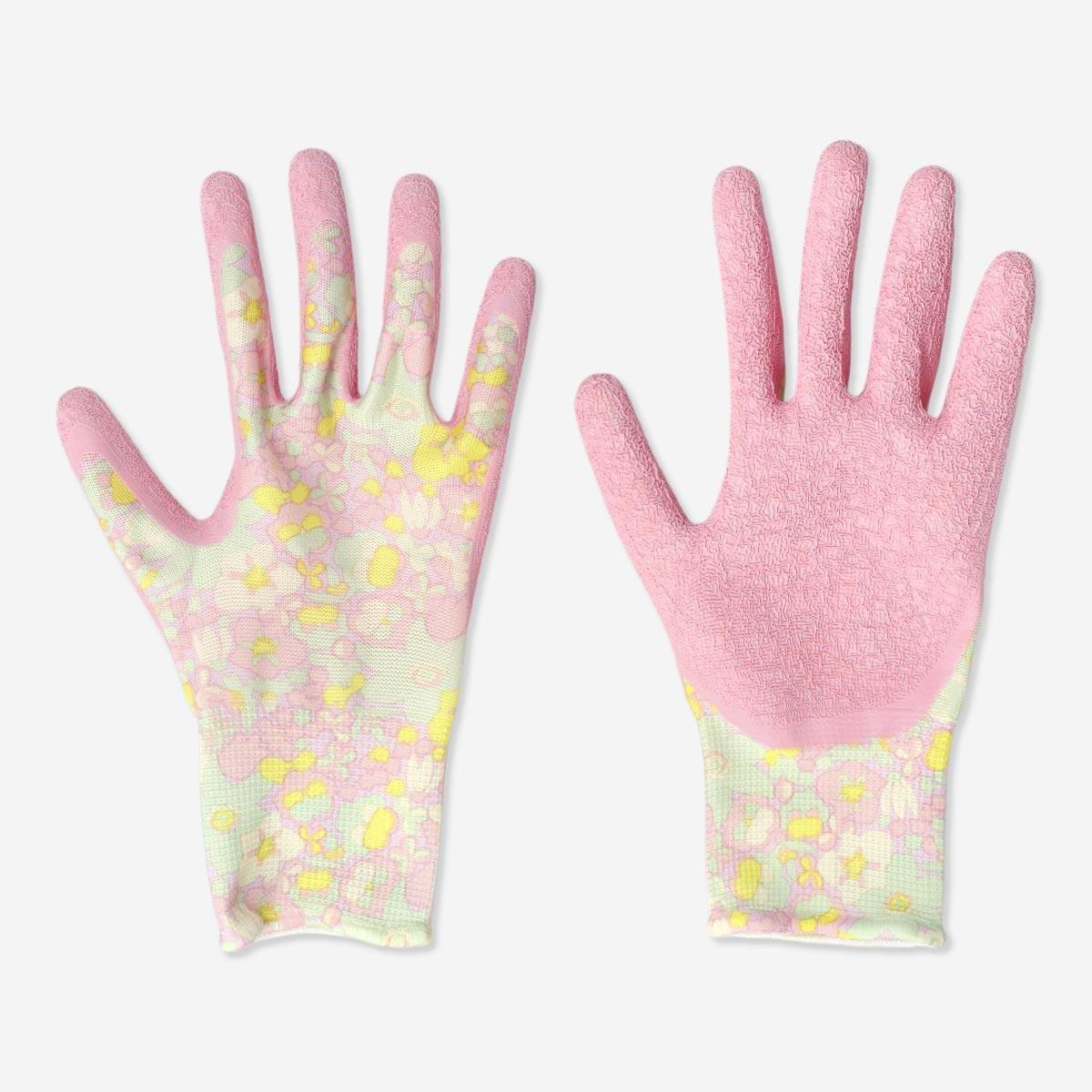 Pink garden gloves. size xs/s