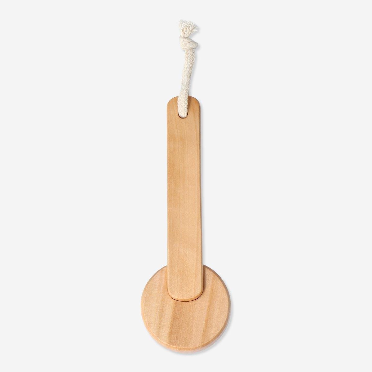 Wooden dry brush. for body