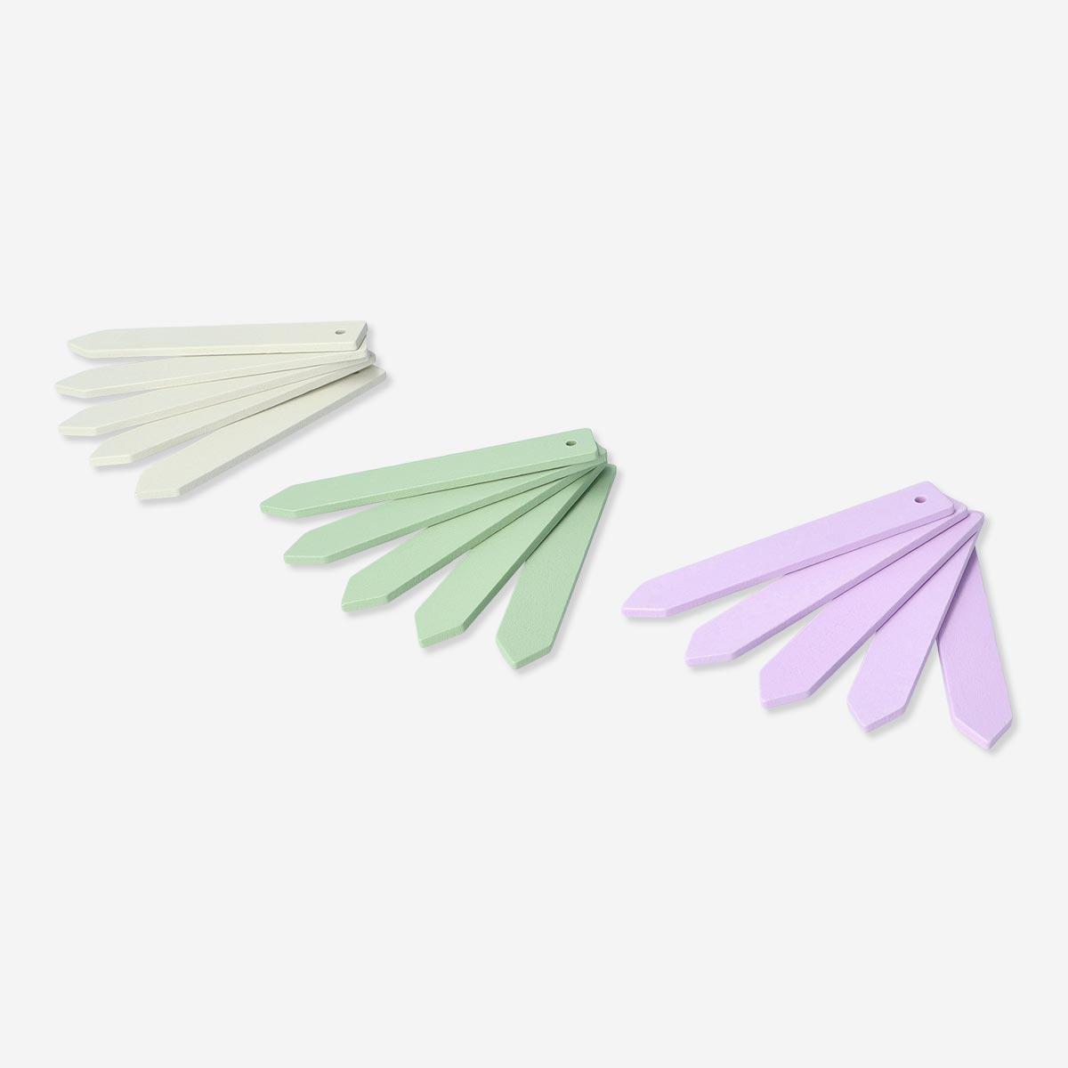 Multicolour plant labels. 15 pcs