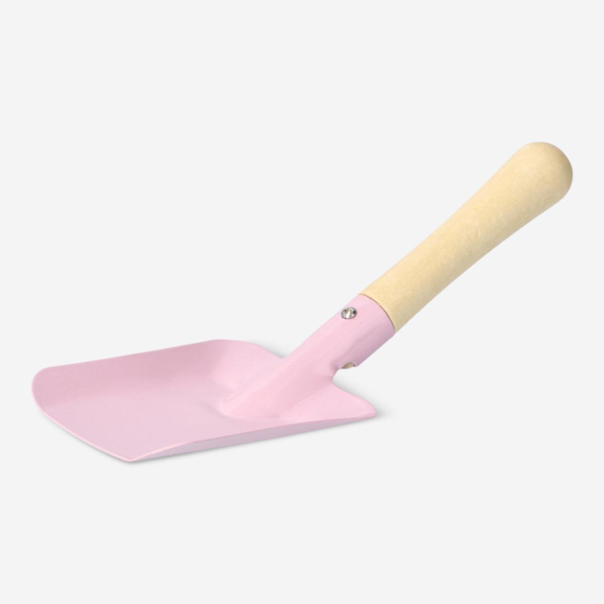 Pink shovel for children