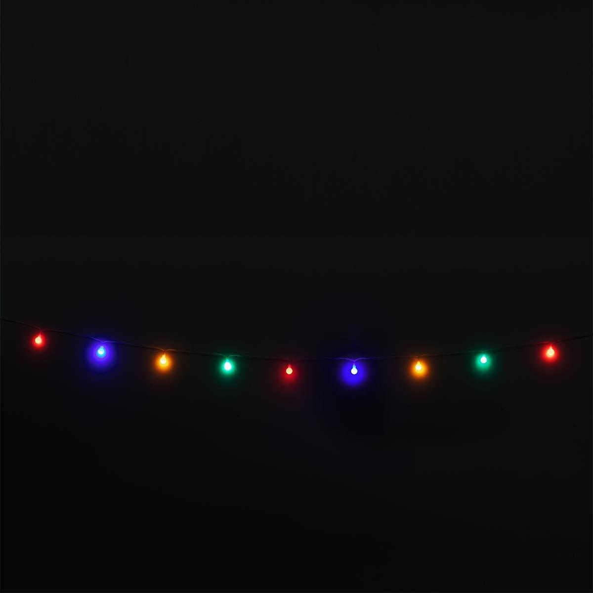 Multicolour string lights. 285 cm
