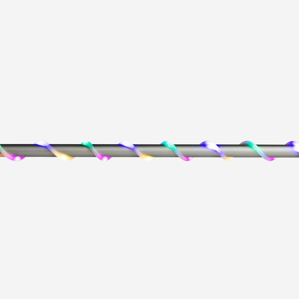 Multicolour solar-powered light strip. suitable for outdoor use