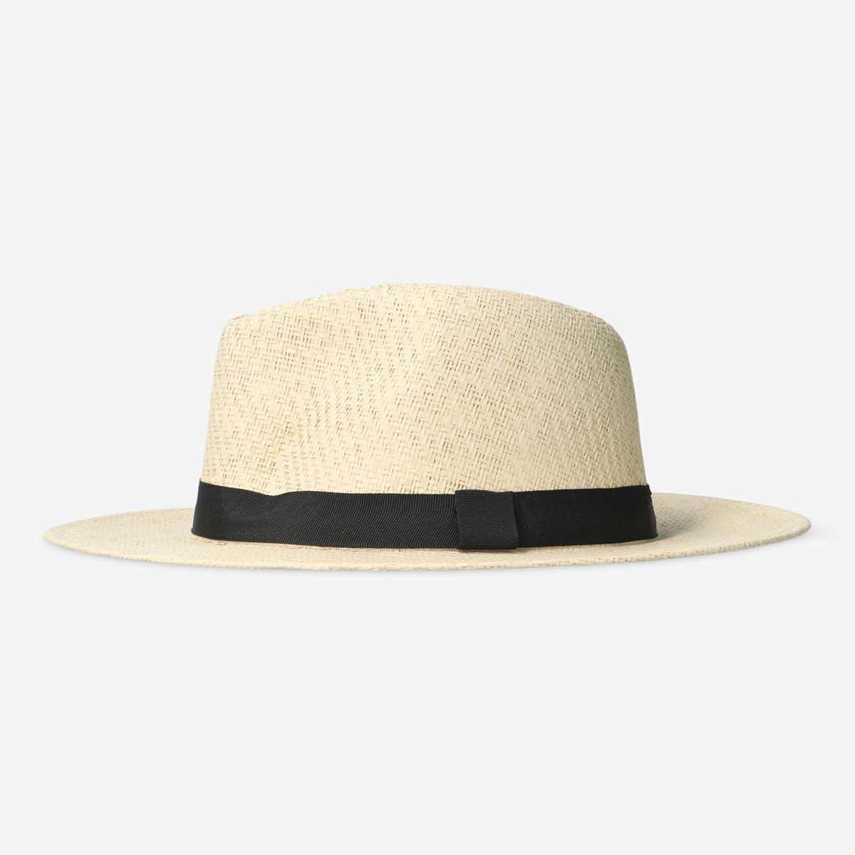 Cream summer hat. adult size