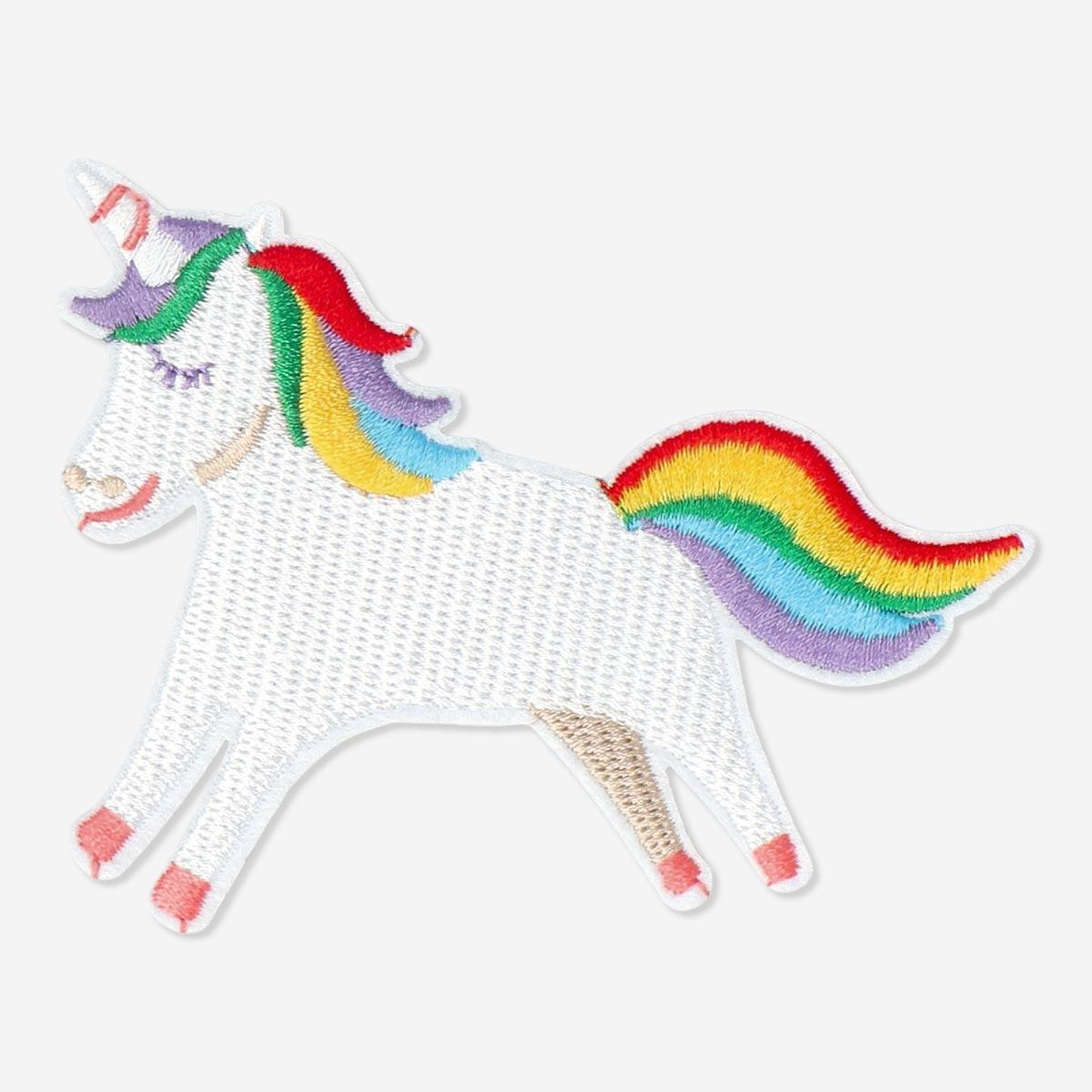 Multicolour iron-on patches. for fabric