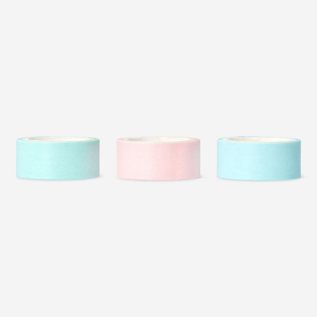 Multicolour paper tape. 3 pcs