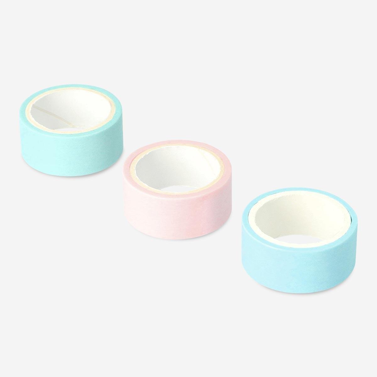 Multicolour paper tape. 3 pcs