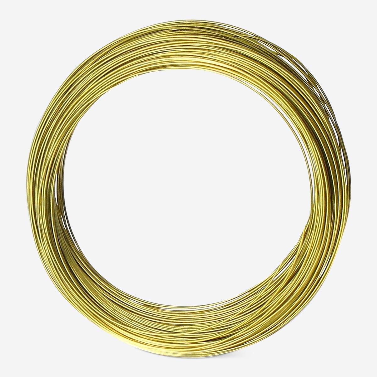 Gold jewellery wire