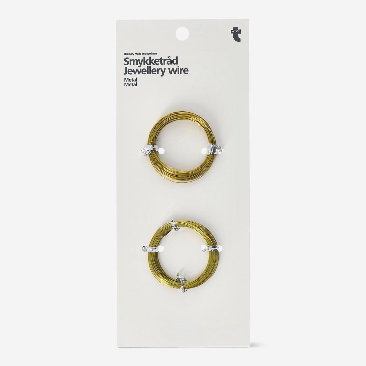 Gold jewellery wire