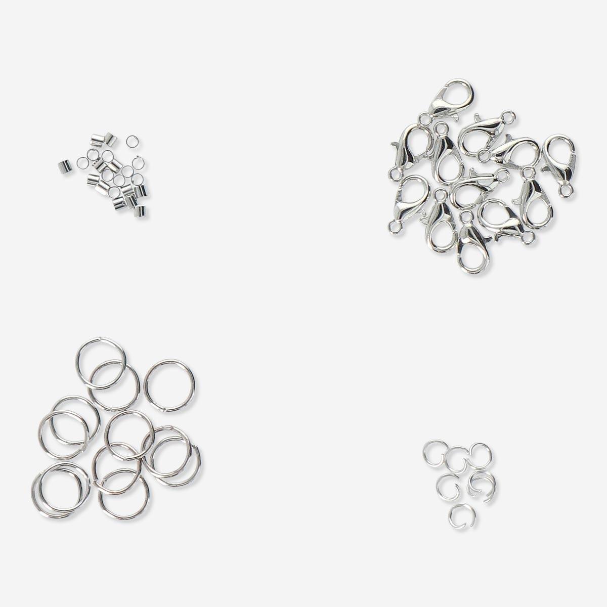 Yellow jewellery findings. for necklaces and bracelets