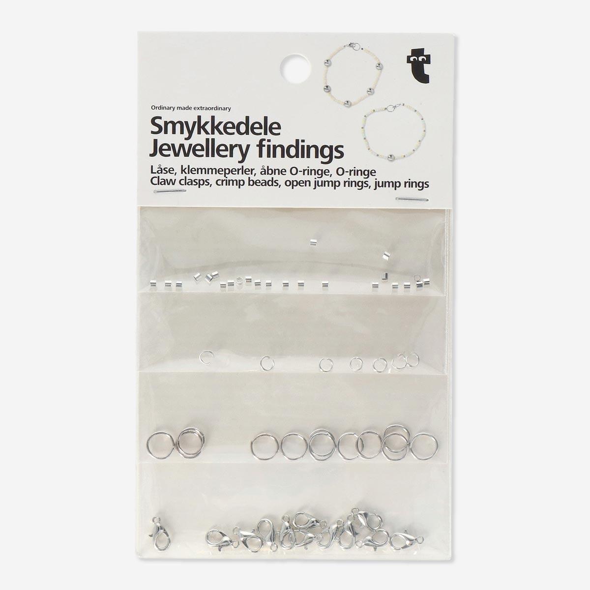 Yellow jewellery findings. for necklaces and bracelets