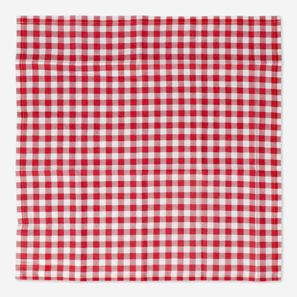 Red fabric napkins. 4 pcs