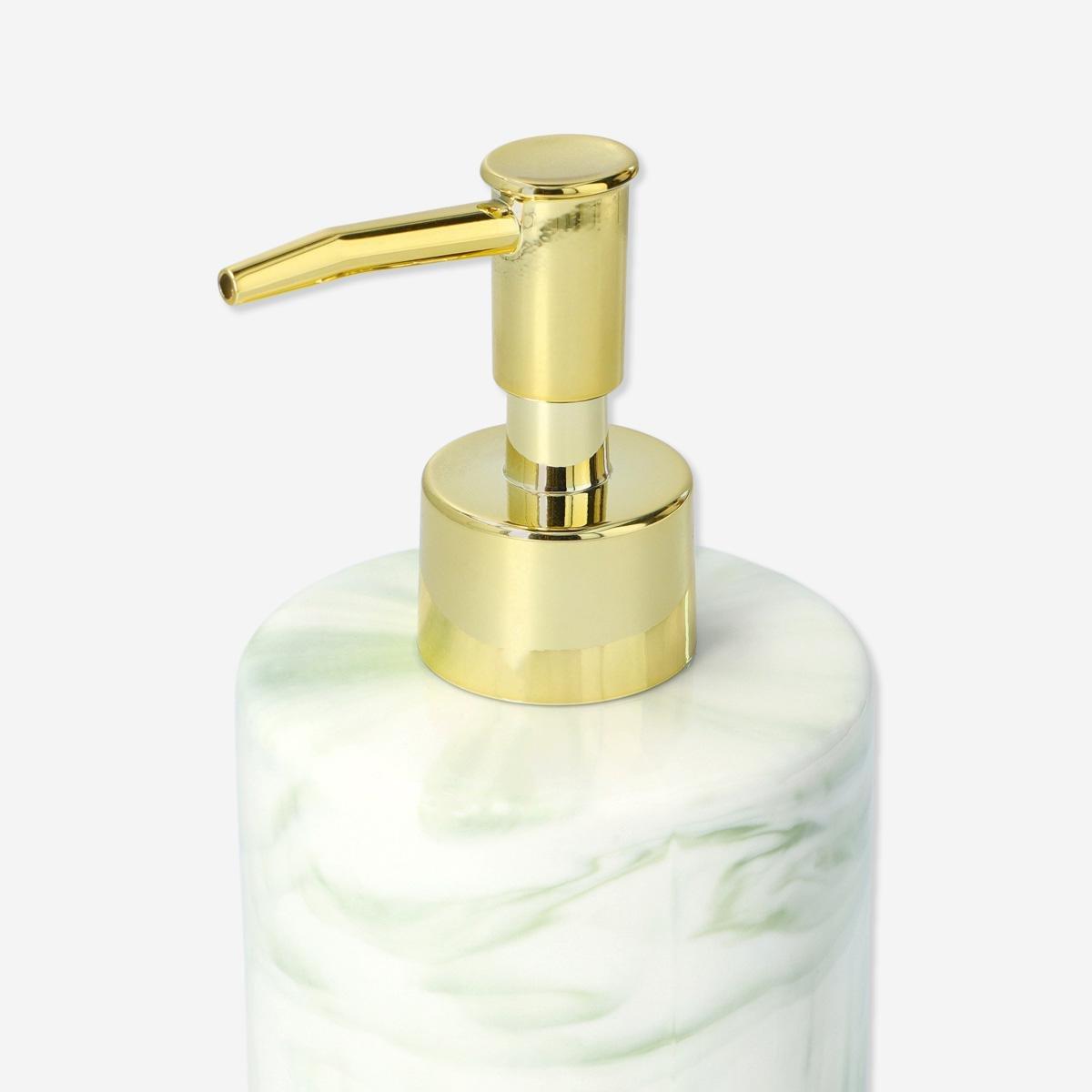 Green soap dispenser
