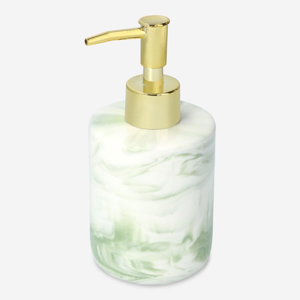 Green soap dispenser