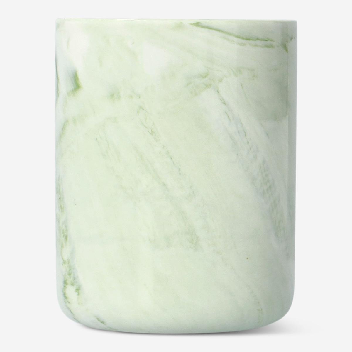 Green toothbrush holder