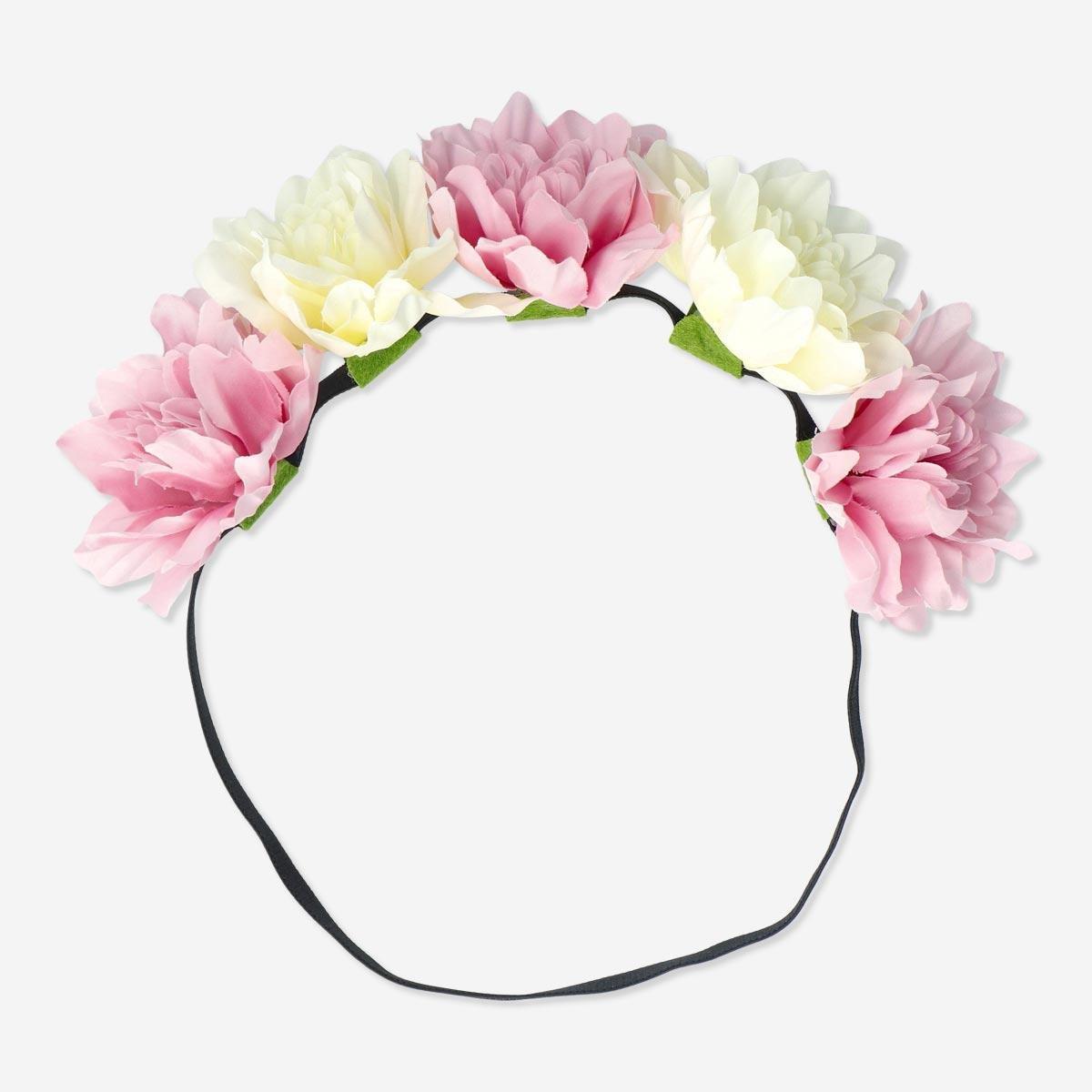 Multicolour flower hairband