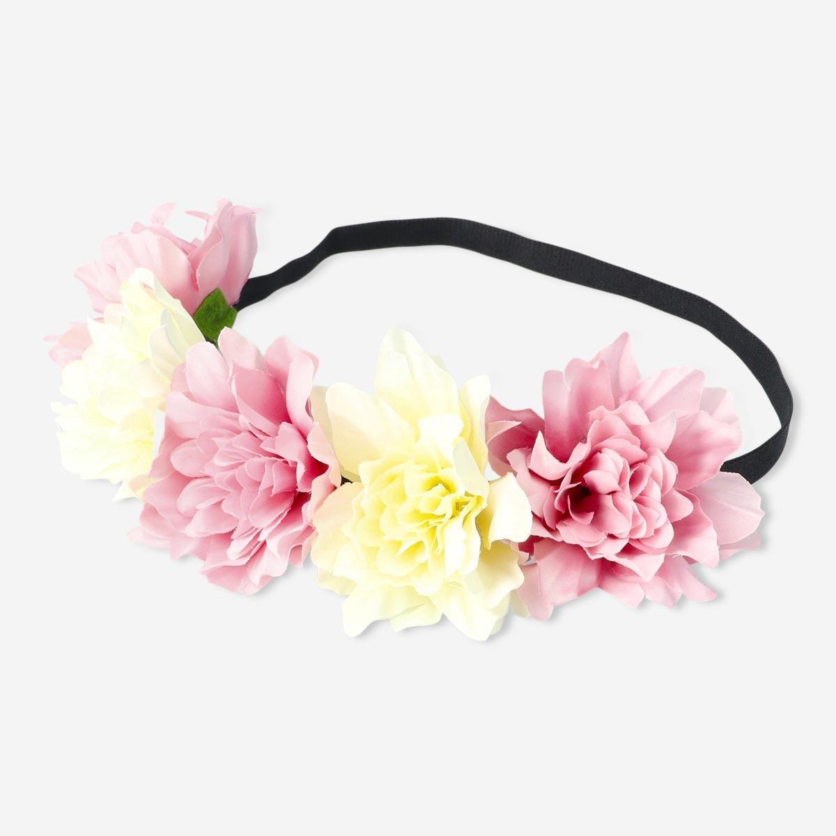 Multicolour flower hairband