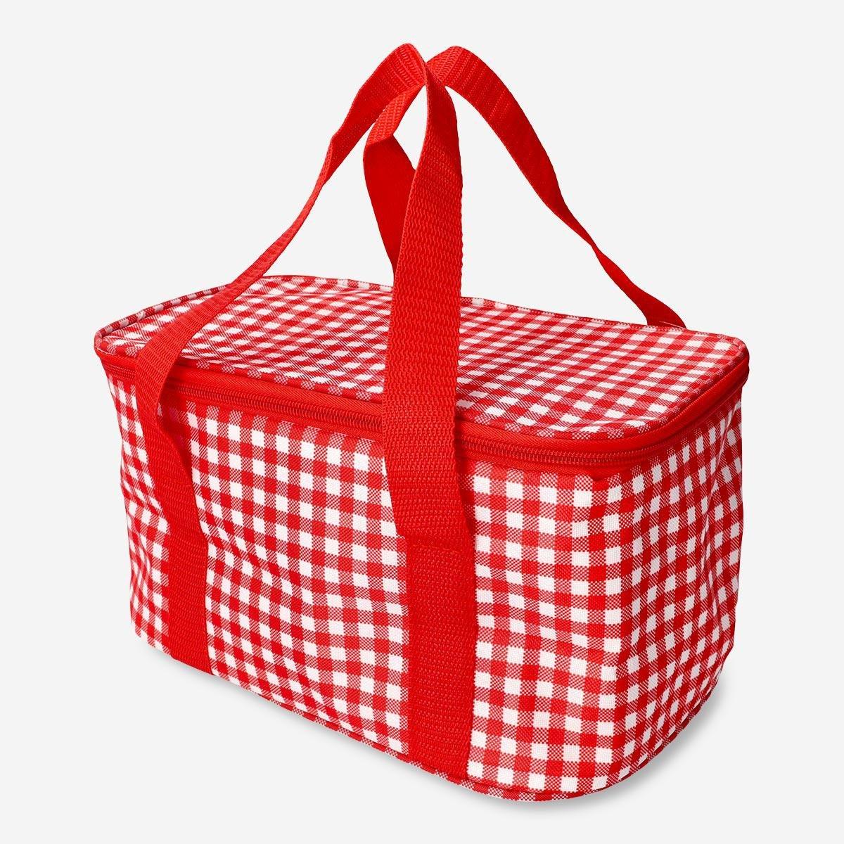 Red cooler bag