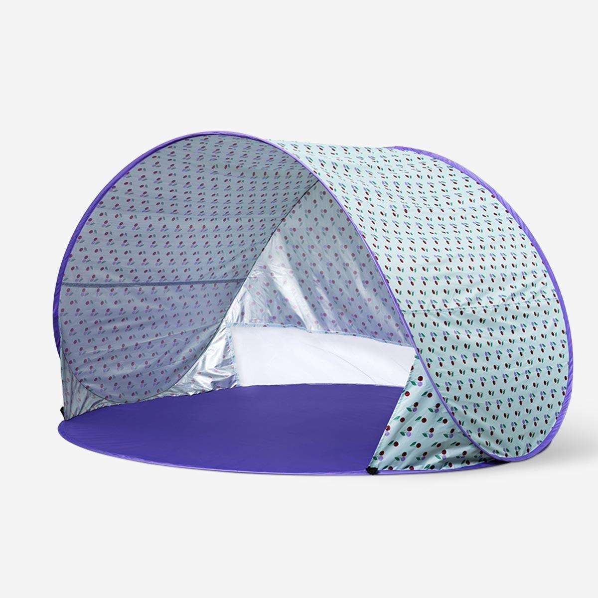 Blue Pop-Up Beach Shelter With Uv Protection