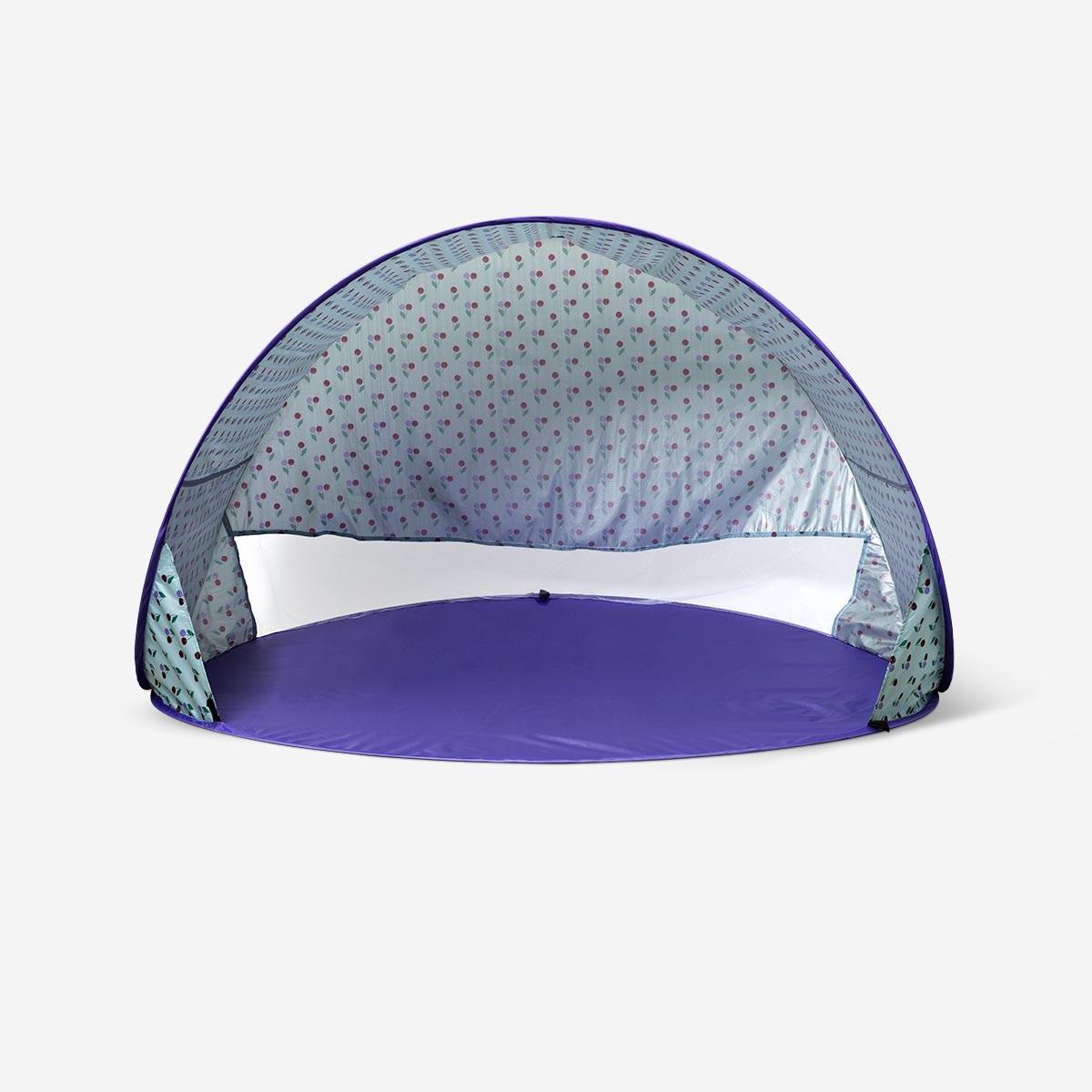 Blue Pop-Up Beach Shelter With Uv Protection