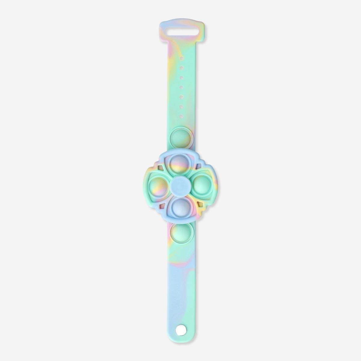 Multicolour Push Me Spinning Bracelet