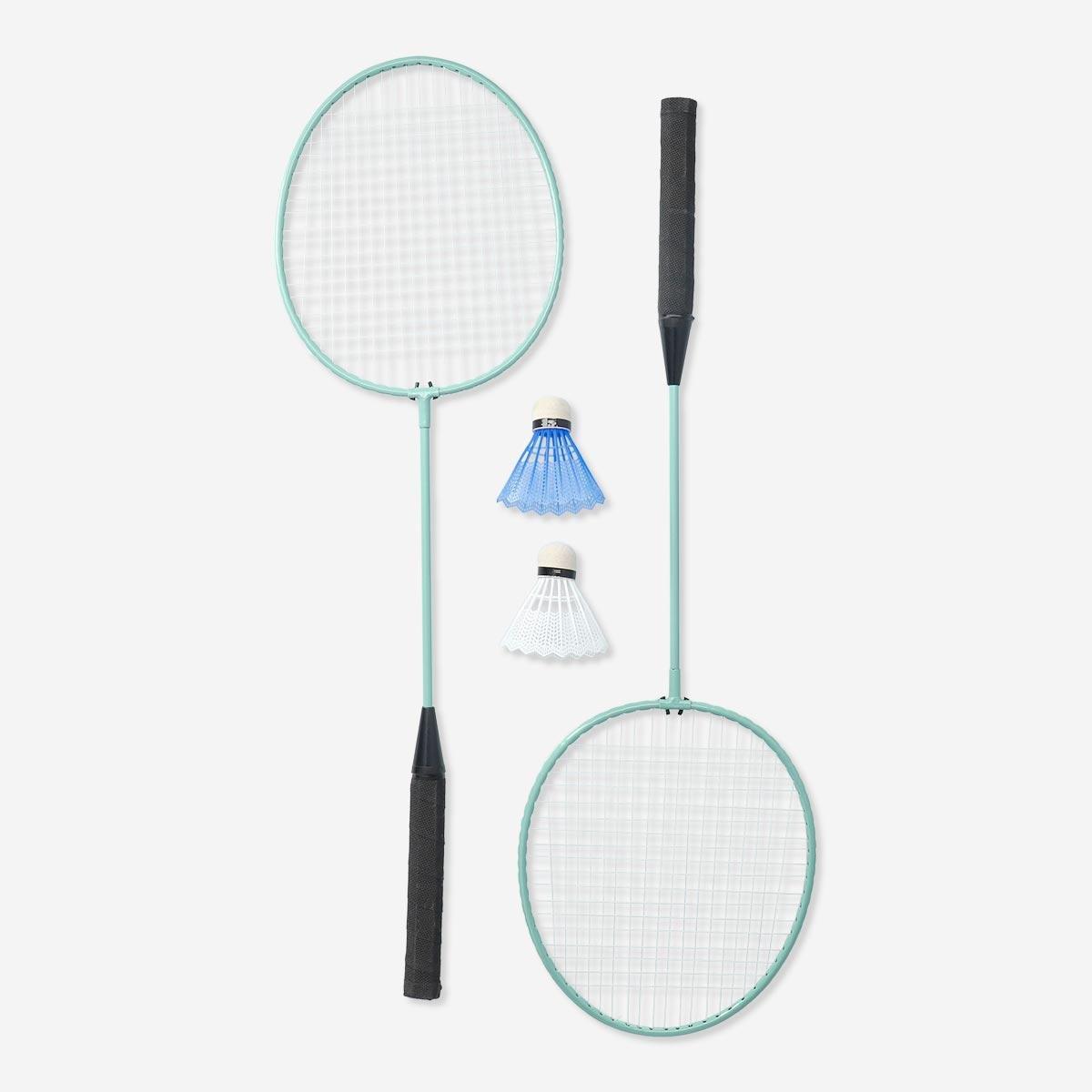 Green badminton set