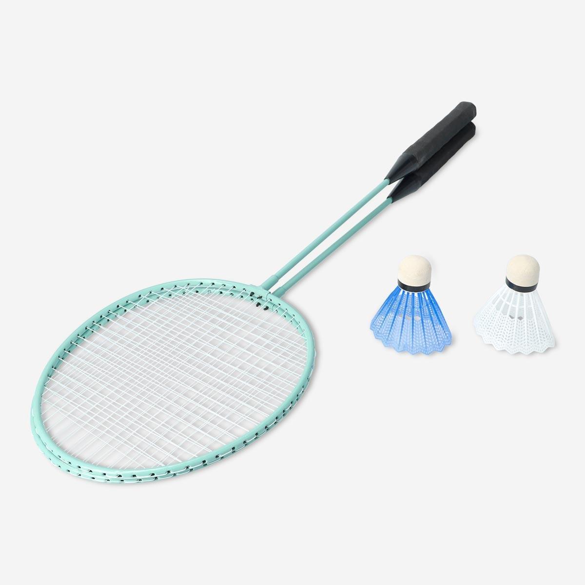 Green badminton set