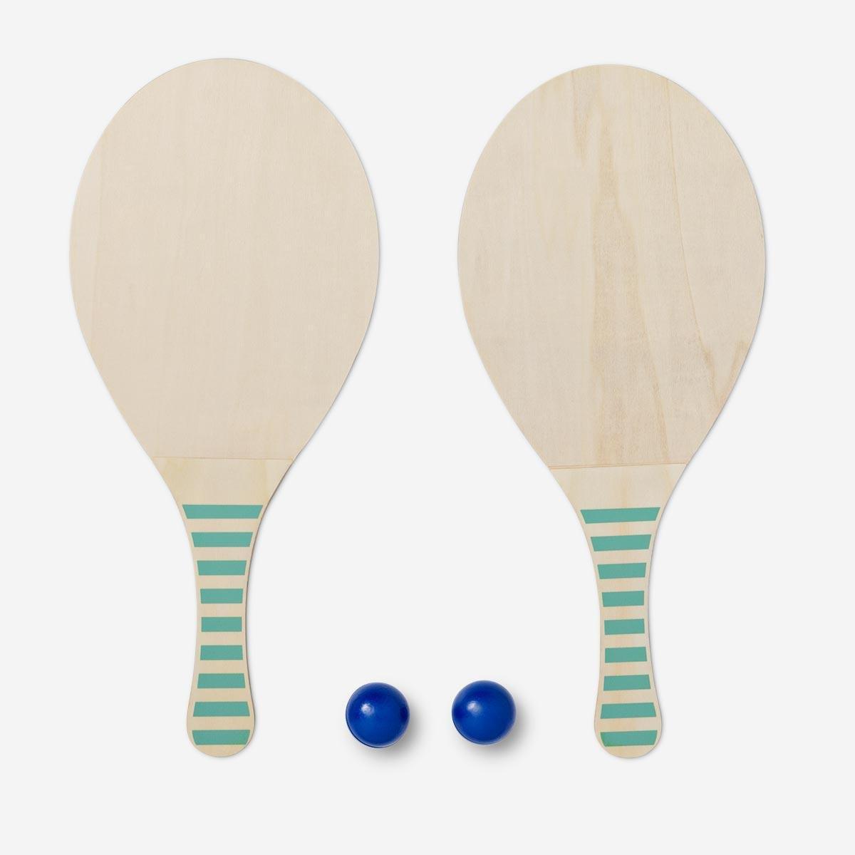 BEIGE      Beach tennis set