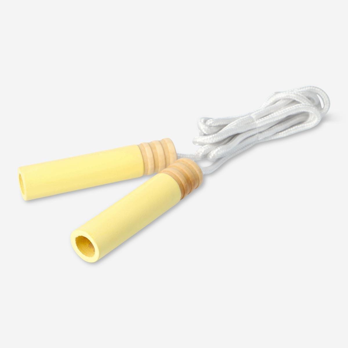 Yellow skipping rope